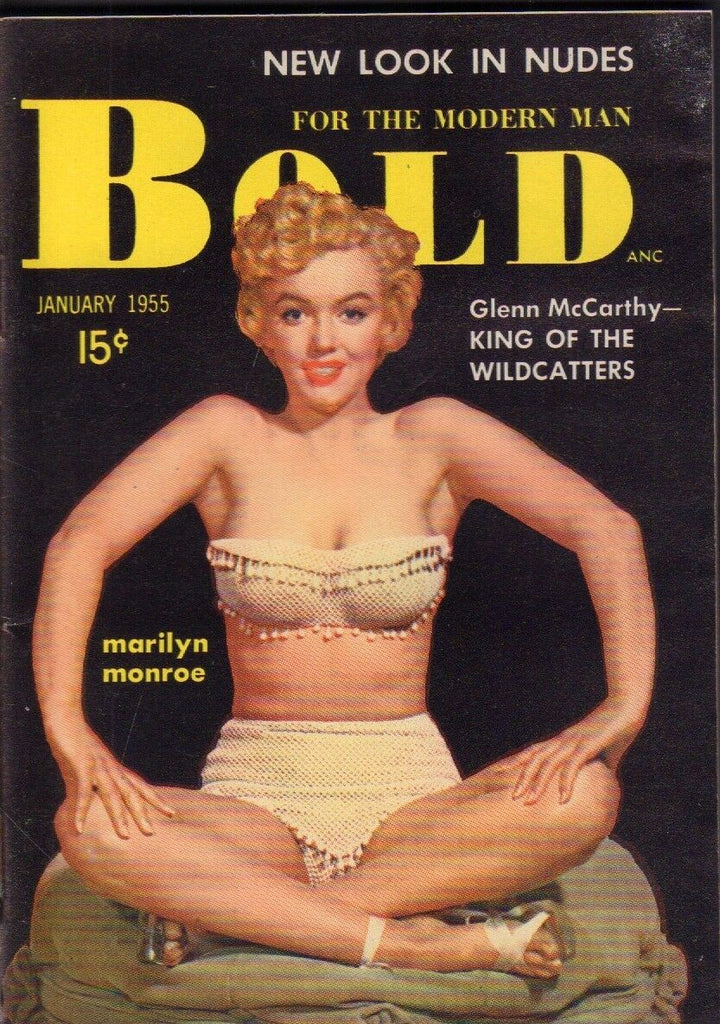 Bold January 1955 Marilyn Monroe Satchmo Pinup Cheesecake Digest 020519DBC