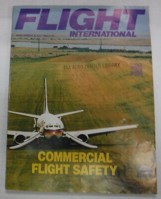 Flight International Magazine Commercial Flight Safety July 1988 FAL 071415R2