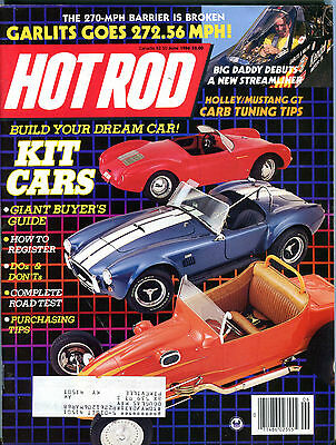 Hot Rod Magazine June 1986 Build Your Dream Car! EX 031816jhe