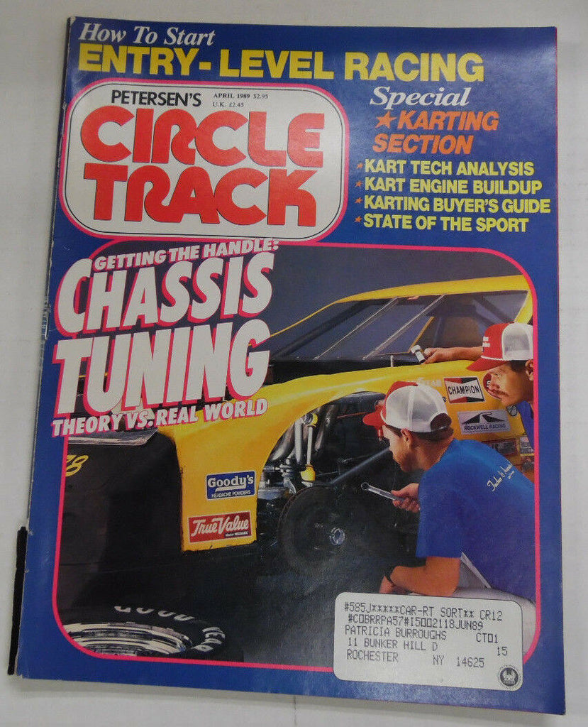 Circle Track Magazine Chassis Tuning & Karting April 1989 040417nonr