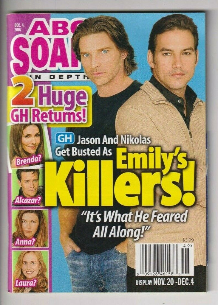 ABC Soaps Mag GH Tyler Christopher Steve Burton December 4, 2007 111719nonr