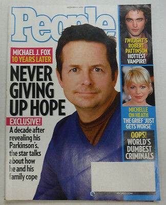 People Magazine Michael J. Fox & Robert Pattinson December 2008 061215R
