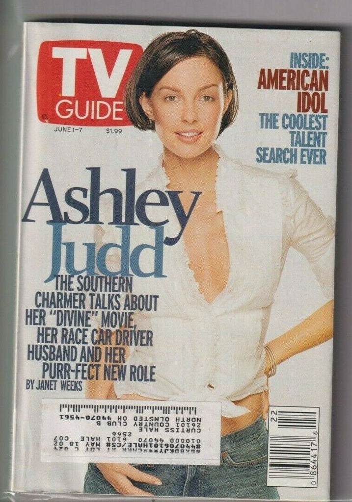 CLEV Metro Ed. Tv Guide Ashley Judd American idol June 1-7, 2002 111619nonr2