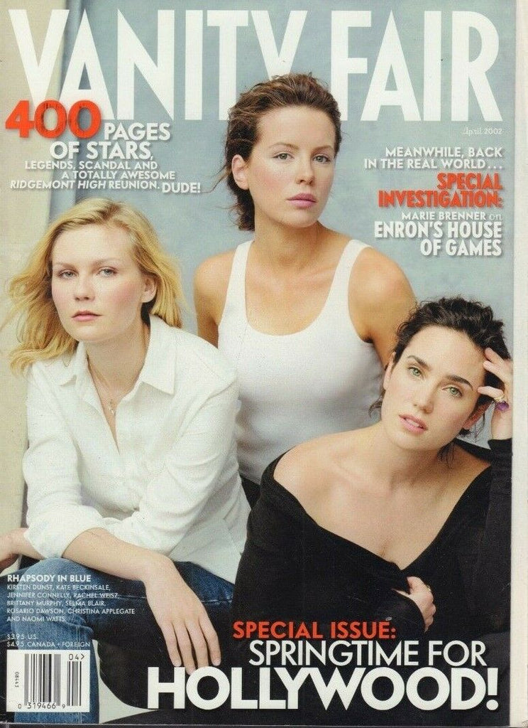 Vanity Fair April 2002 Kirsten Dunst Kate Beckinsale Selma Blair 012519DBE