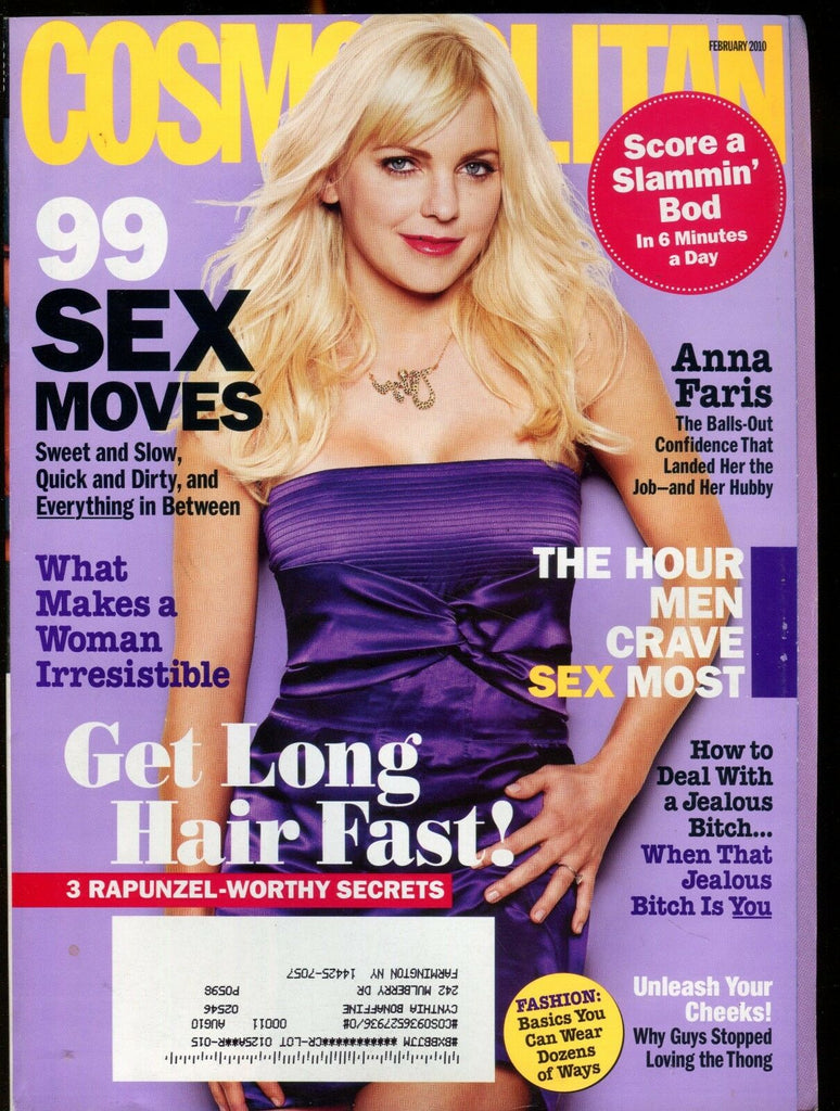 Cosmopolitan Magazine February 2010 Anna Faris EX w/ML 122116jhe