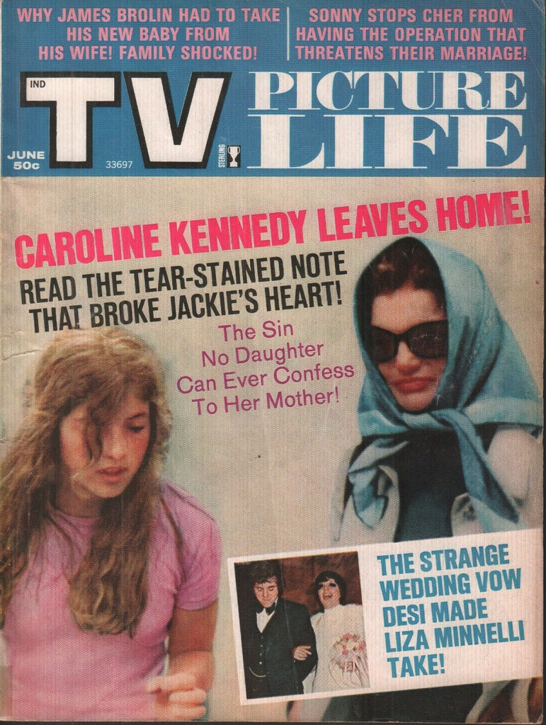 TV Picture Life January 1972 Caroline Jackie Kennedy Onassis 070119AME