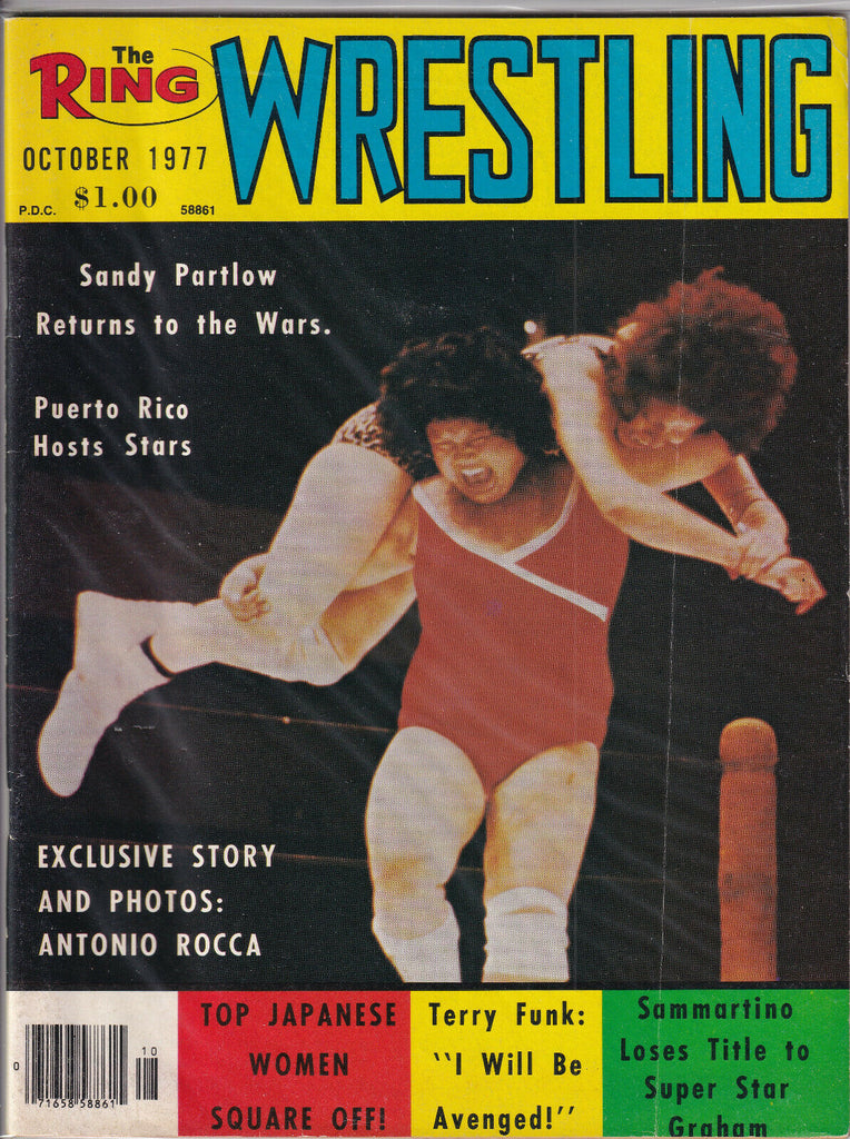 The Ring's Wrestling Sandy Partlow Antonio Rocca October 1977 052919nonr