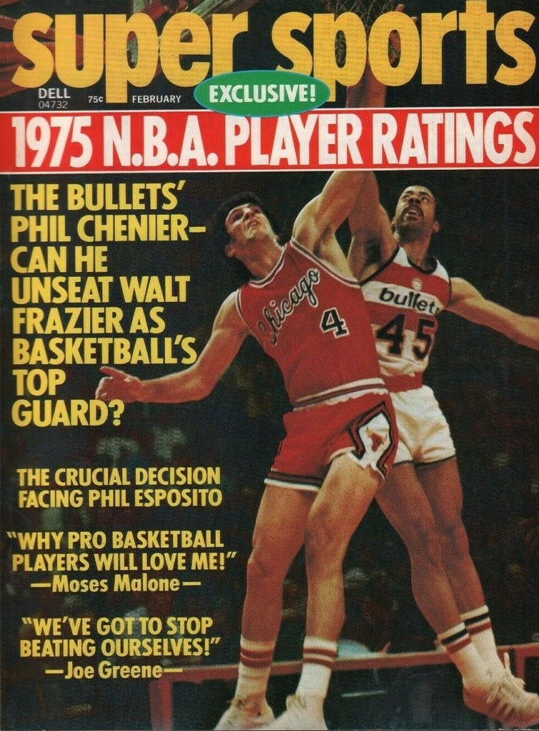 Super Sports February 1975 NBA Player Ratings Walt Frazier Joe Greene 050719DBE2