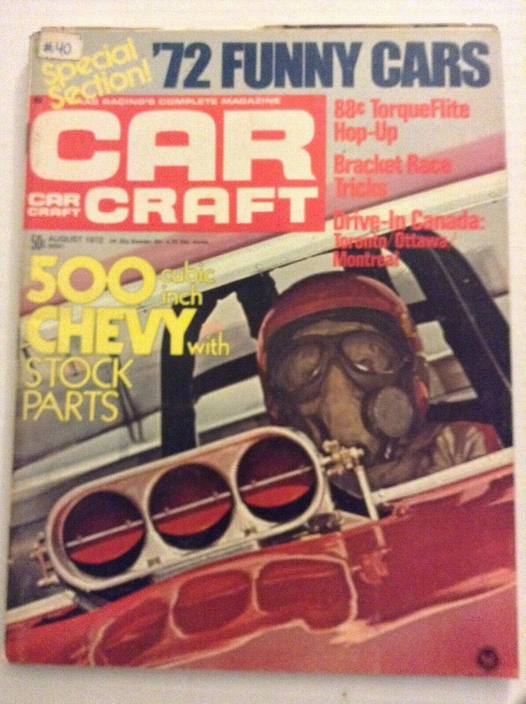 Car Craft Magazine 500 in Chevy With Stock & Funny Cars August 1972 062919nonrh