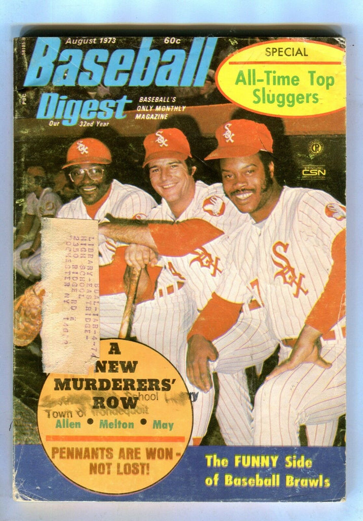 Baseball Digest Magazine August 1973 Dick Allen Carlos May VG 100516jhe