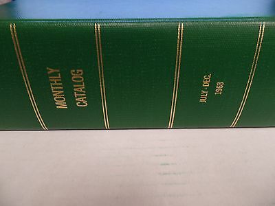 United States Government Publications July-Dec 1963 Bound Ex-FAA Book 032916ame2