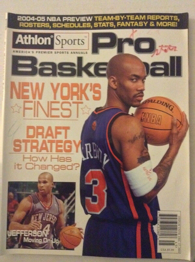 Athlon Sports Basketball Stephon Marbury Jefferson 2004-05 050719nonrh