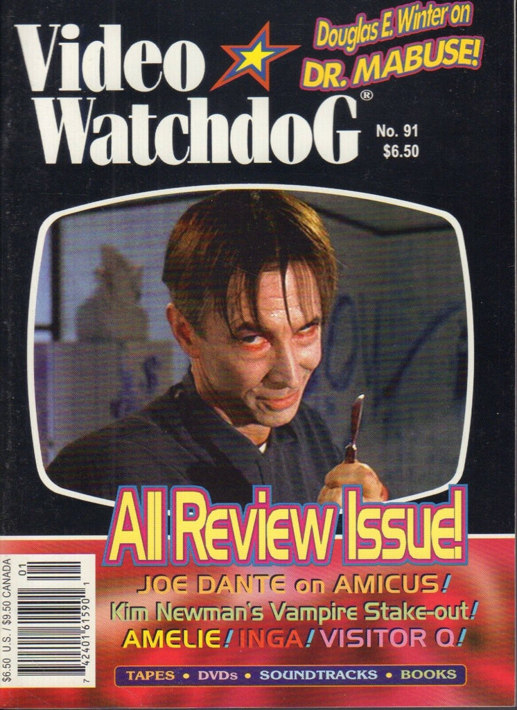 Video Watchdog no.91 Joe Donte Kim Newman Amelie 021318DBE