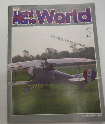 EAA Light Plane World Magazine Tin Bender S-7 Courier November 1986 FAL 071615R
