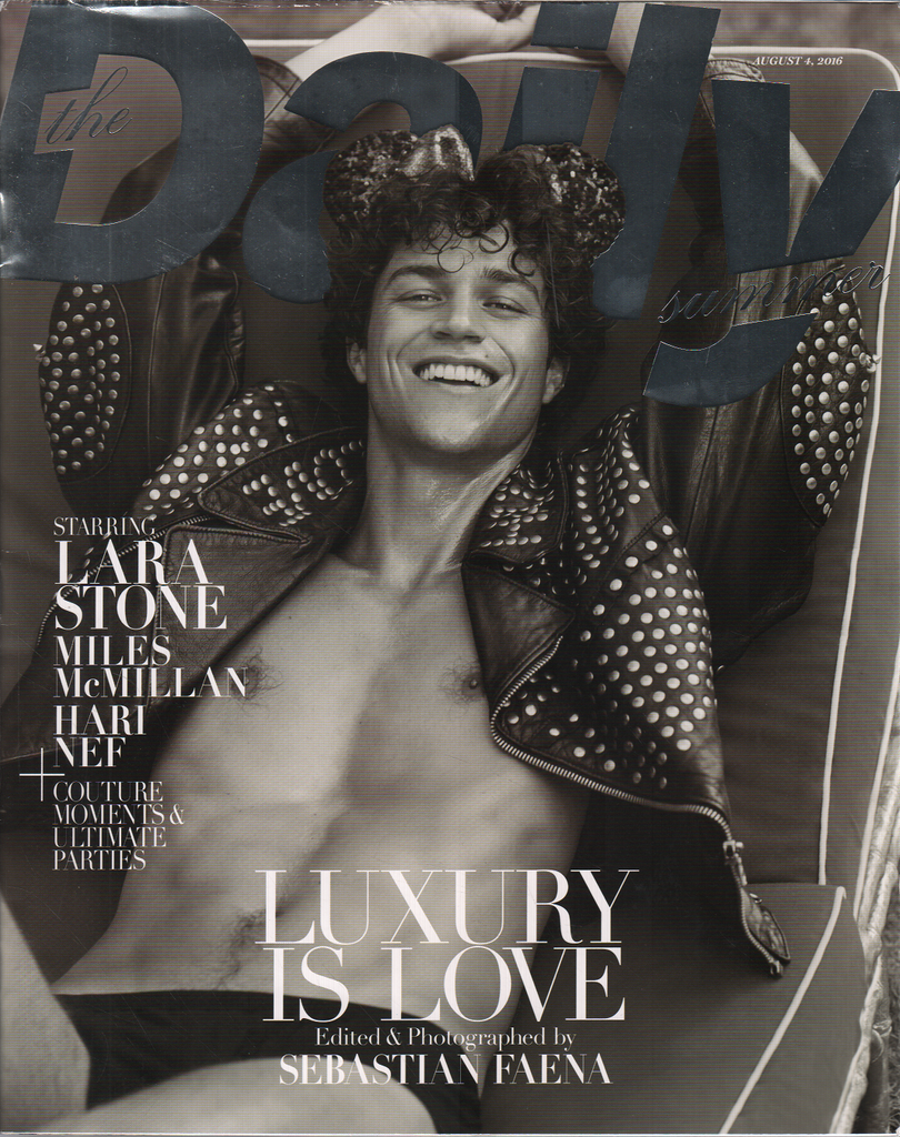 THe Daily Summer August 4 2016 Sebastian Daena Lara Stone Hari Nef 040720DBE