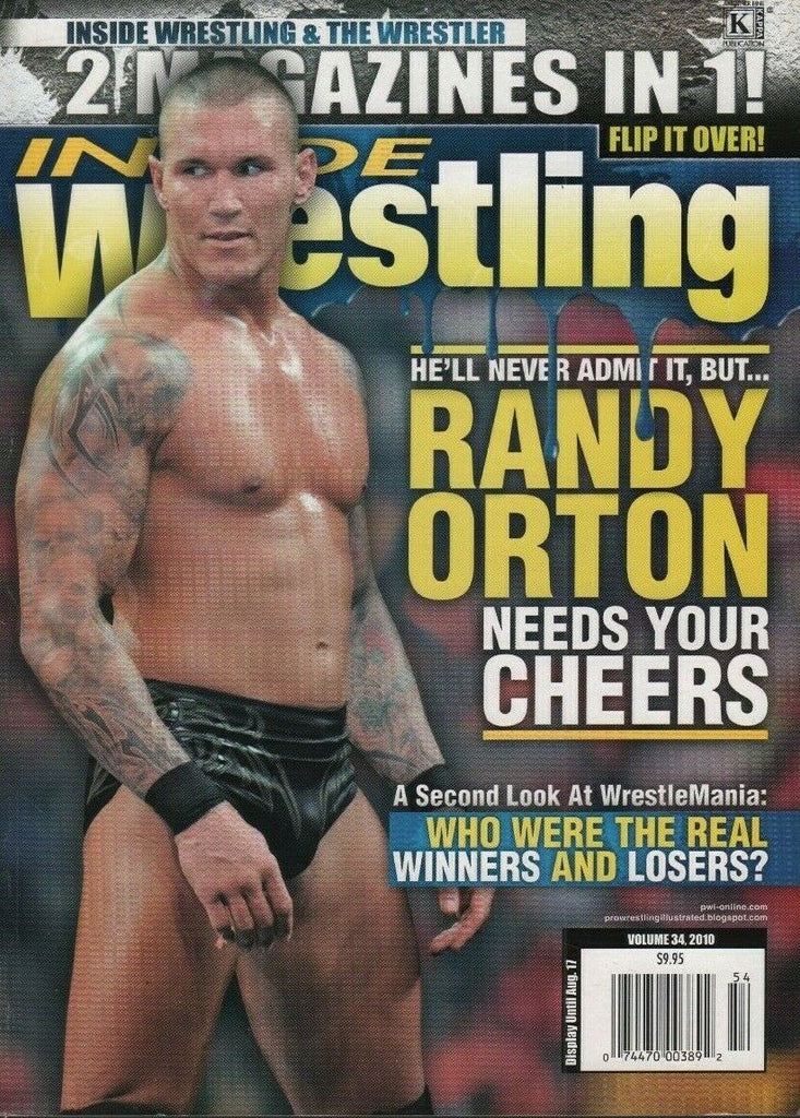 Inside Wrestling The Wrestler Vol.34 2010 Randy Orton Trish Stratus 032619DBE