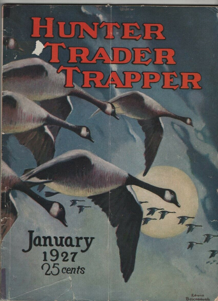 Hunter Trader Trapper Mag Pillar Of The Fur Trade January 1927 021021nonr