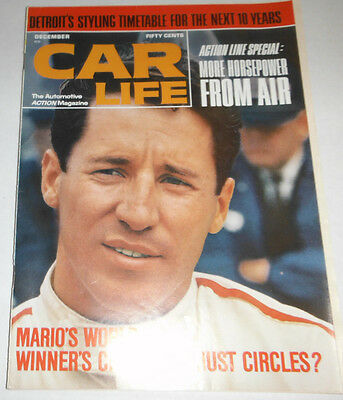 Car Life Magazine Mario's World Winner's Circle December 1968 081114R