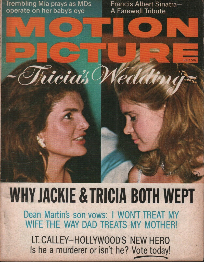 Motion Picture July 1971 Jackie Kennedy Tricia Dean Martin 062519AME