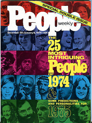 People Magazine December 30-January 6 1975 Most Intriguing People EX 012116jhe
