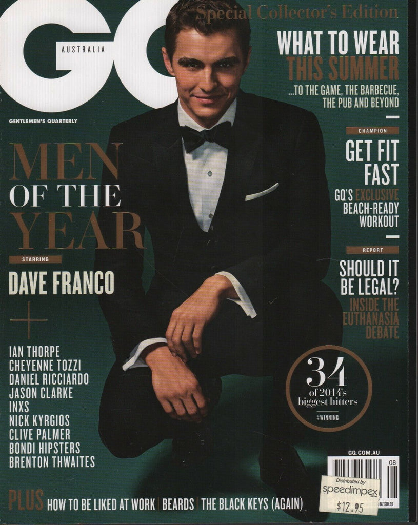 GQ Magazine Australia Dave Franco INXS Ian Thorpe Jason Clarke 081518DBE