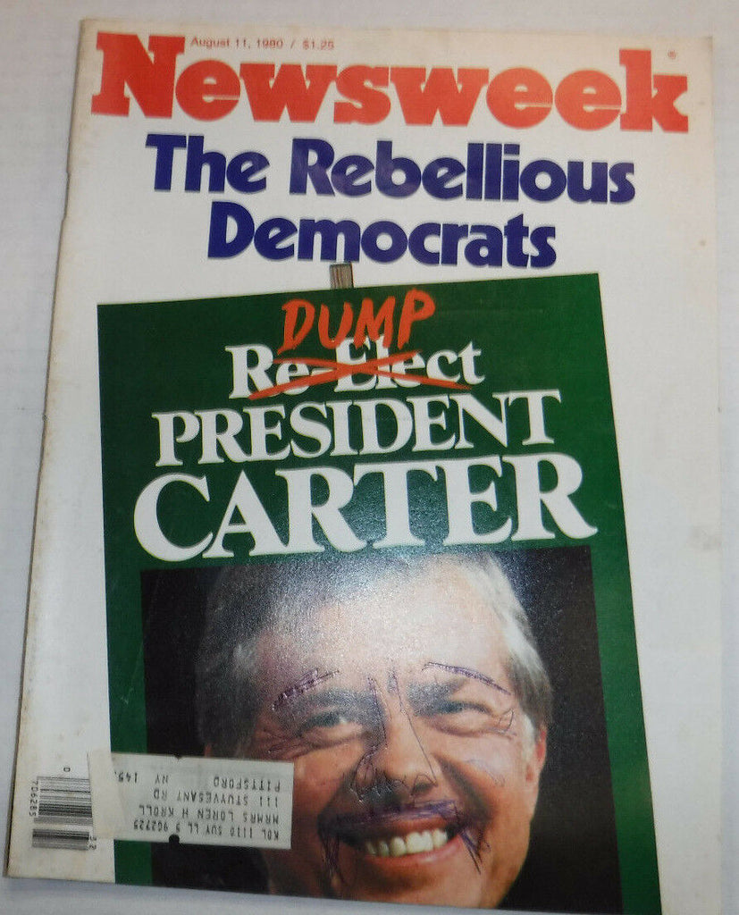 Newsweek Magazine Jimmy Carter August 11, 1980 101016R