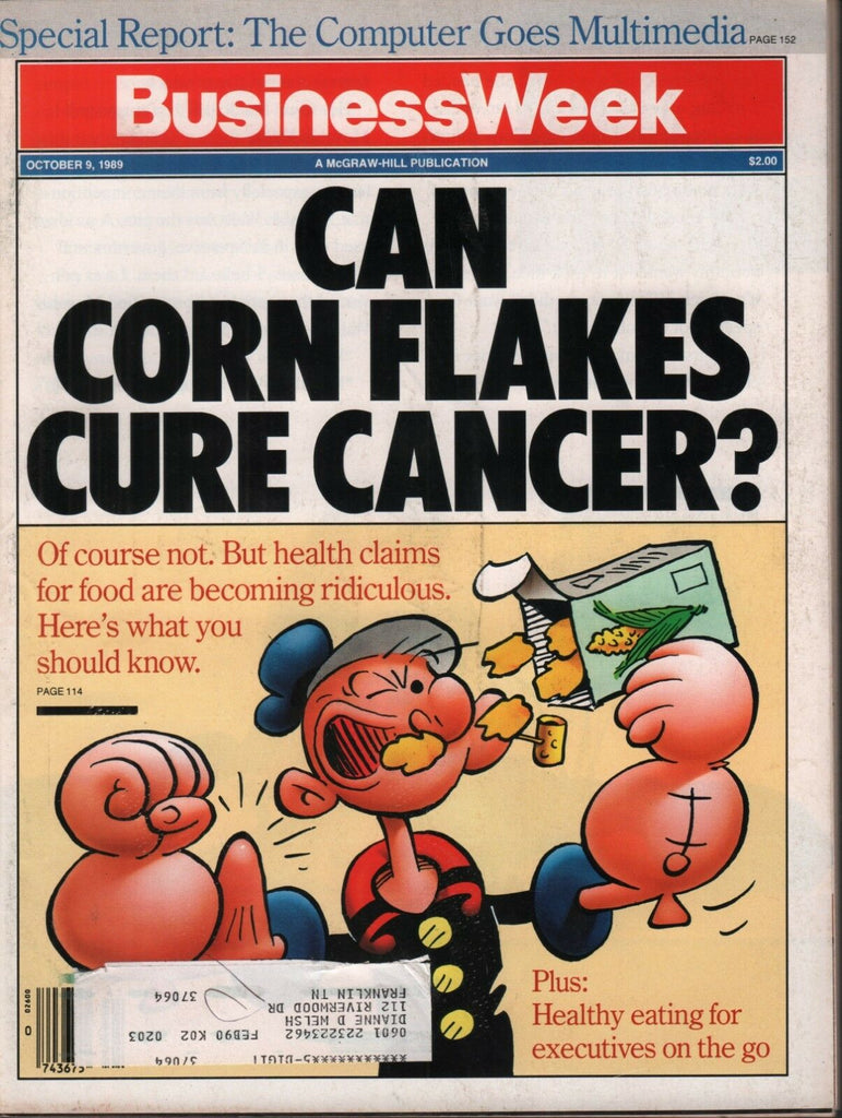 Business Week October 9 1989 Slatnik Brothers George Bush w/ML 083018DBE