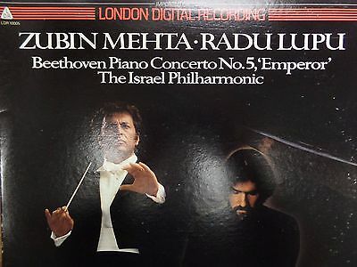 Zubin Mehta Radu Lupu Beethoven Piano Concerto No 5 Emperor 33RPM 011416 TLJ