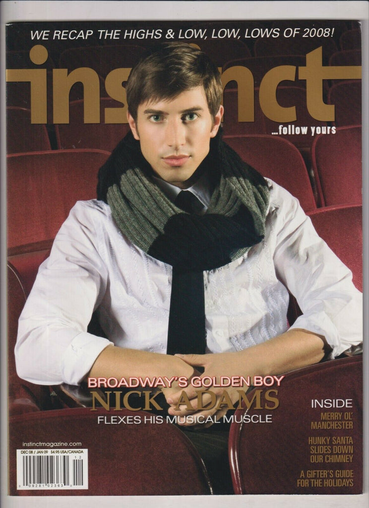 Instinct Gay Interest Nick Adams Broadway December/January 2009 030420nonr