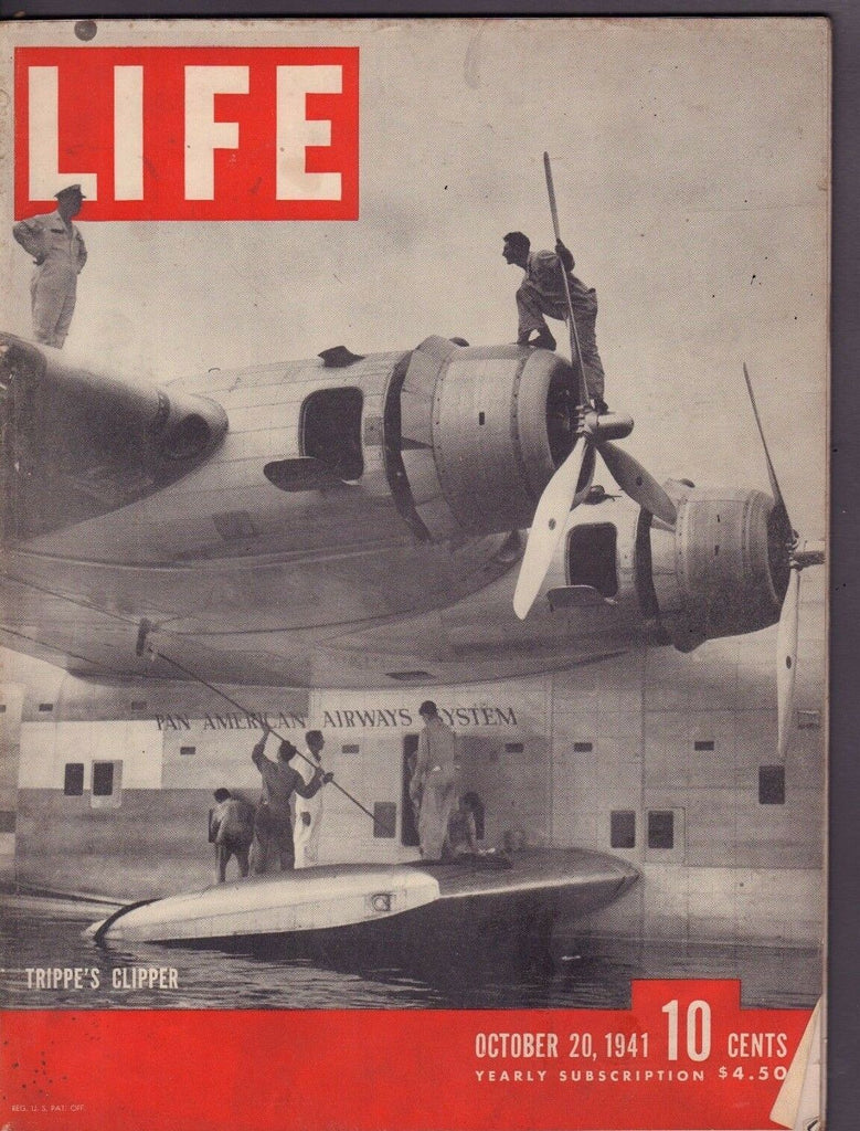 Life October 20 1941 Trippe's Clipper VG 100416DBE