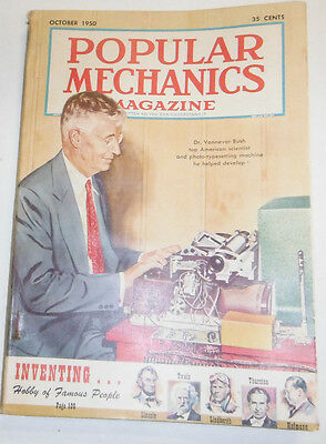 Popular Mechanics Magazine Treasure Hunt In A Lost World October 1950 091314R