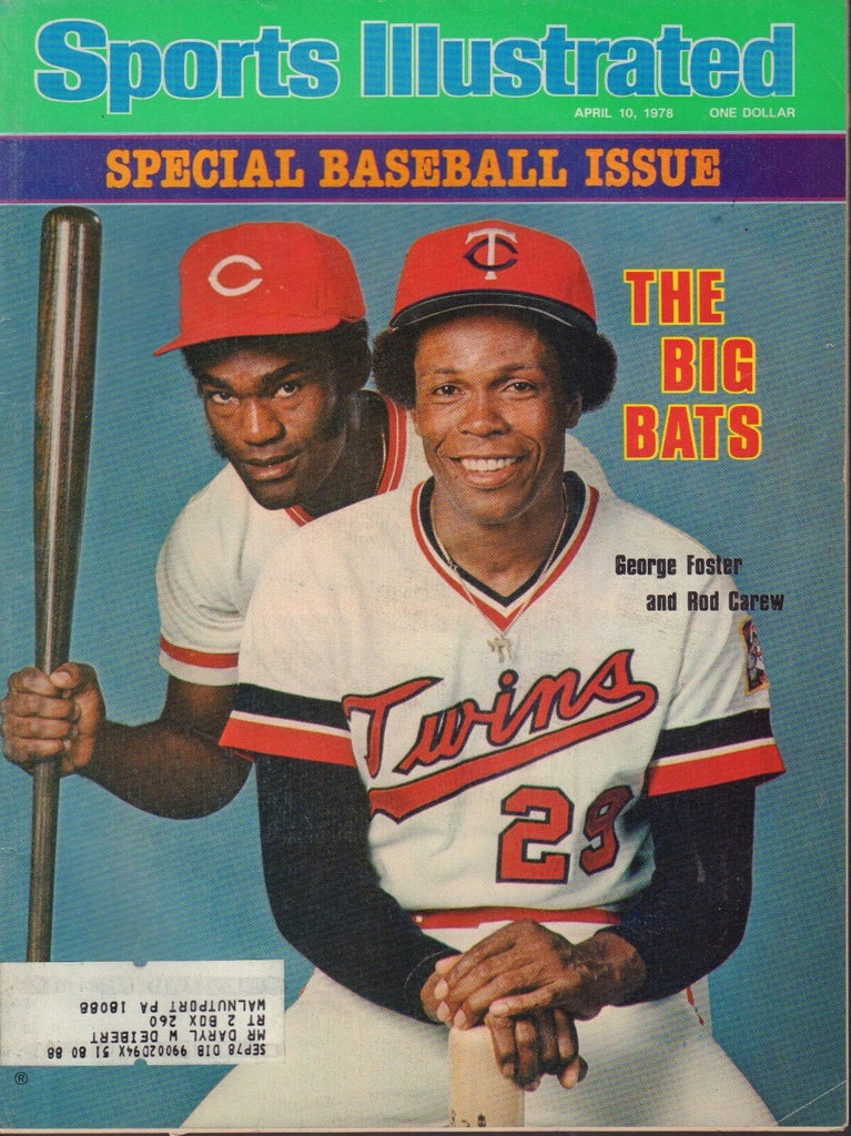 Sports Illustrated Magazine April 10 1978 Rod Carew George Foster 092817nonjhe