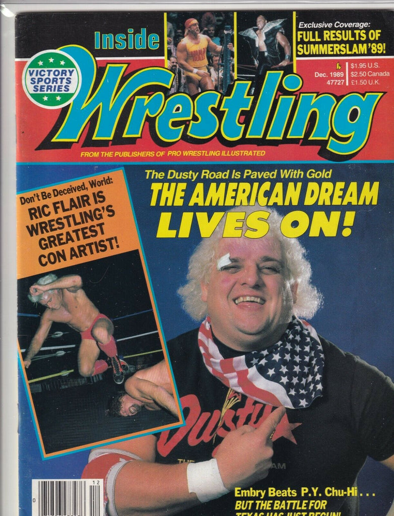 Inside Wrestling Dusty Rhodes Ric Flair Hulk Hogan December 1989 061919nonr