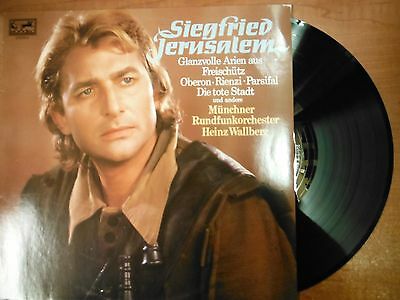 33 RPM Vinyl Siegfried Jerusalem Glanzvolle Arien Eurodisc Records Stere022415SM
