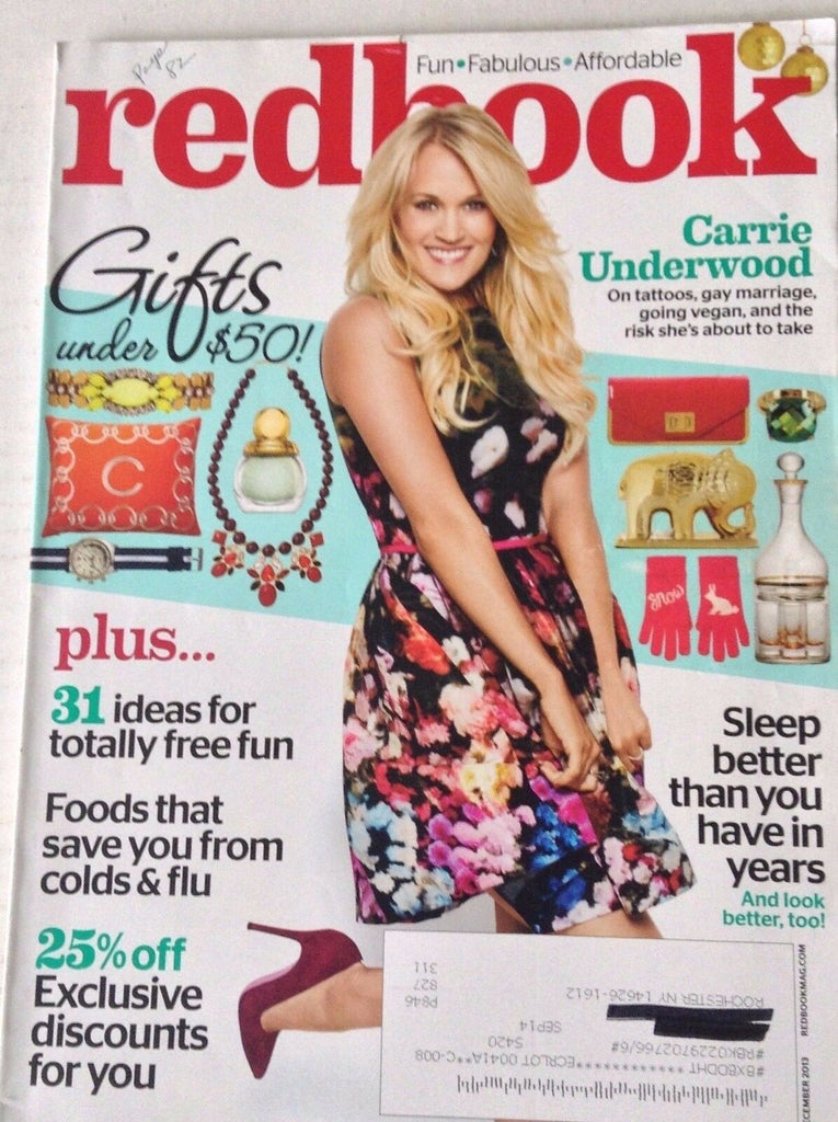 Redbook Magazine Carrie Underwood On Tattoos December 2013 042917nonrh2