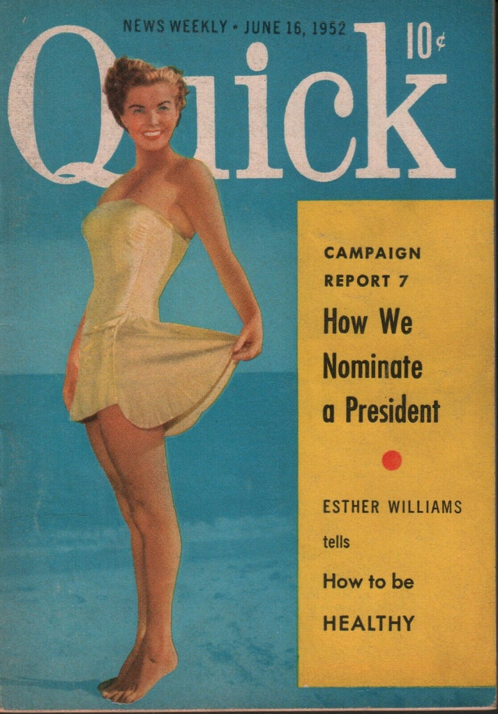 Quick News Weekly June 16 1952 Esther Williams Cheesecake Pin Up 070819AME