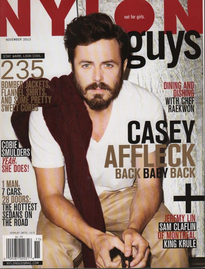 Nylon Guys November 2013 Casey Affleck Jeremy Lin Sam Claflin 060118DBF