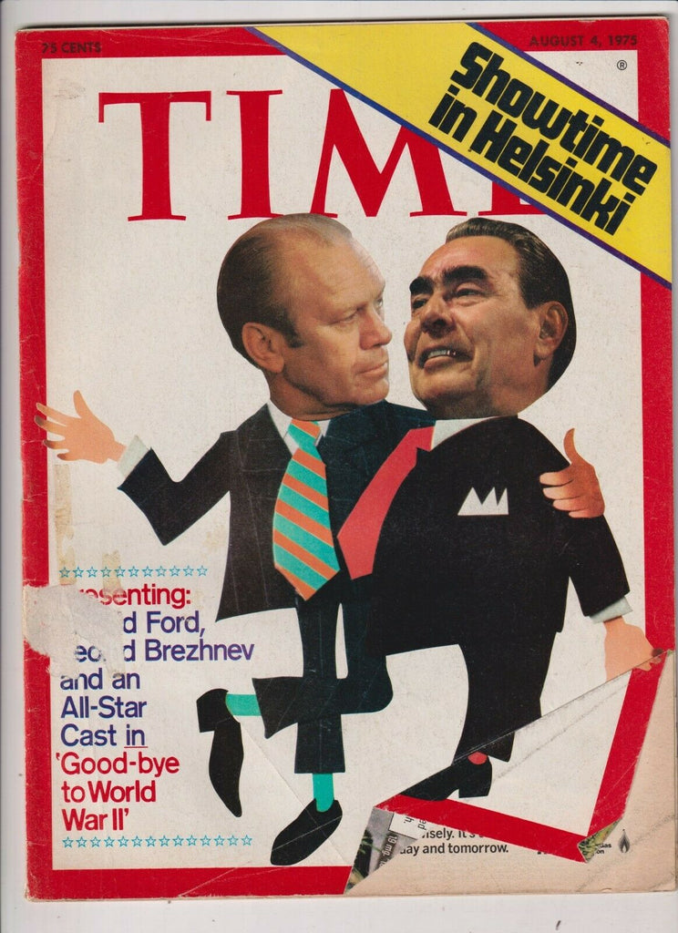 Time Magazine Henry Ford & Brezhnev August 4, 1975 110619nonr