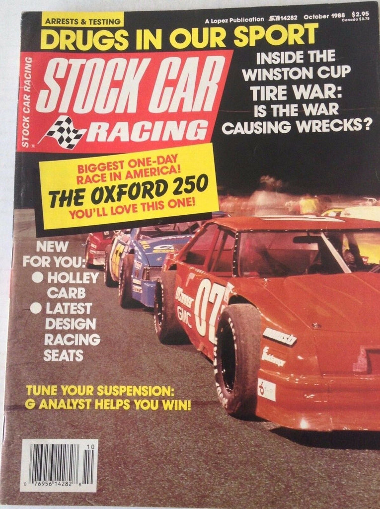 Stock Car Racing Magazine Holley Carb The Oxford 250 October 1988 042817nonrh