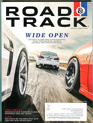 Road & Track Magazine March/April 2016 Wide Open EX 062716jhe
