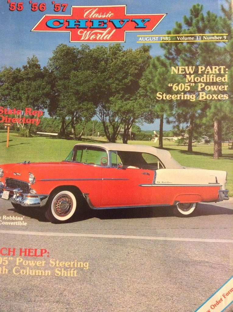 Classic Chevy World Magazine Gary Robbins Convertible August 1985 020418nonrh