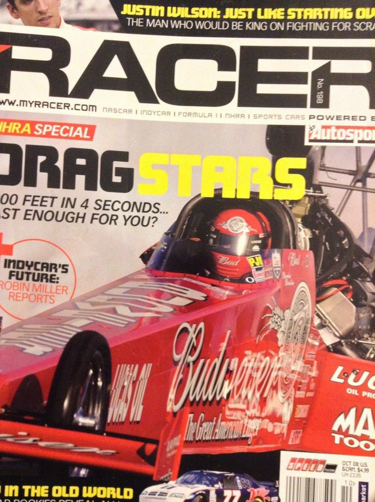 Racer Magazine NHRA Special Indycar's Robin Miller October 2008 020718nonrh