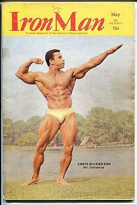 Iron Man Muscle Magazine Vol. 31 No. 4 May 1972 Chris Dickerson EX 111815DBE