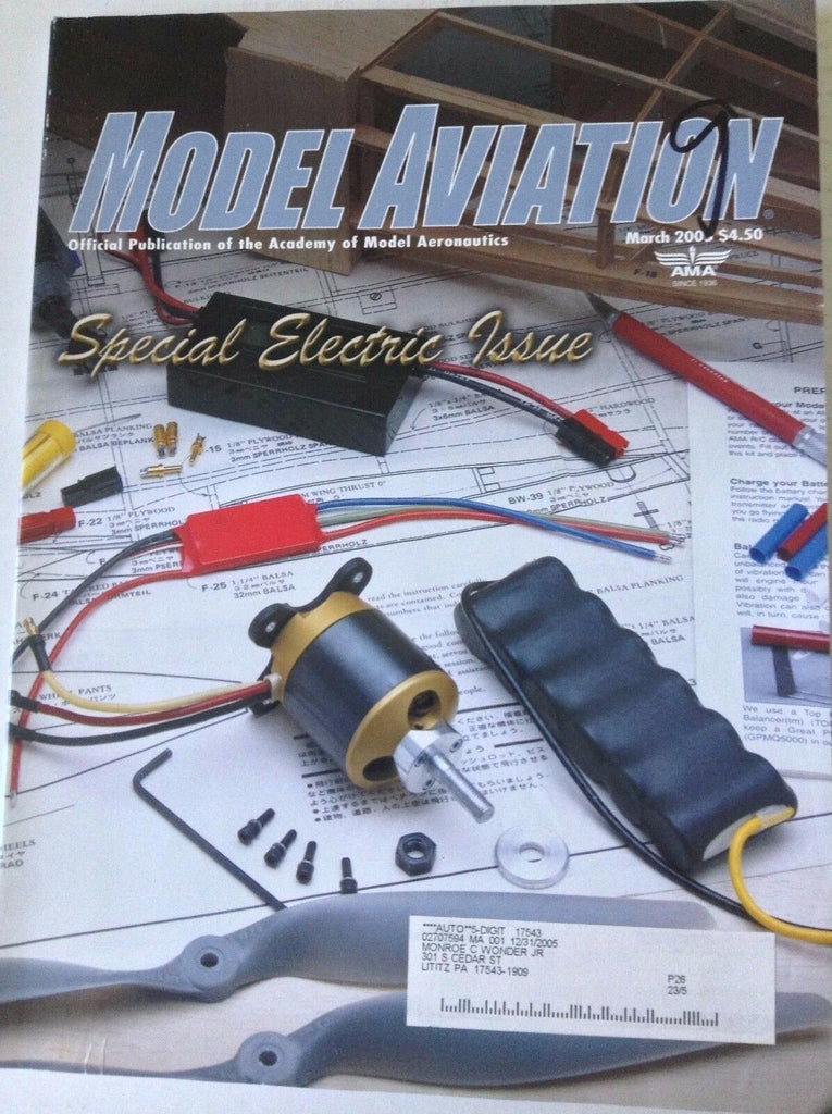 Model Aviation Magazine Special Electric Issue NEAT Fair March 2000 041817nonrh2