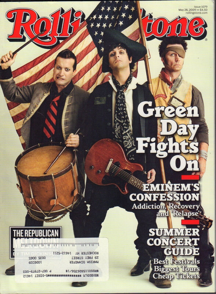 Rolling Stone May 28 2009 Green Day, Eminem w/ML 082516DBE