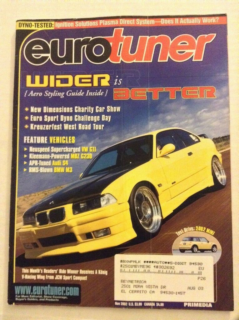 Euro Tuner Magazine Aero Styling Guide November 2002 062019nonrh