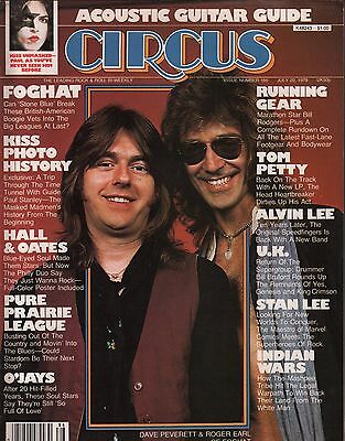 Circus July 20 1978 Foghat, Hall & Oates w/Poster EX 112415DBE