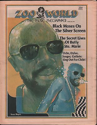 Zoo World Magazine No.61 June 20 1974 Issac Hayes EX 120215DBE2