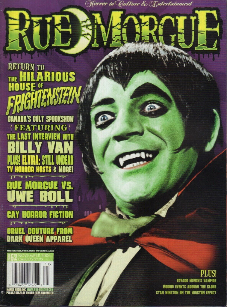 Rue Morgue November 2006 Elvira Billy Van 020218DBE2
