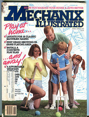 Mechanix Illustrated Magazine June 1984 Play At Home VG 062116jhe